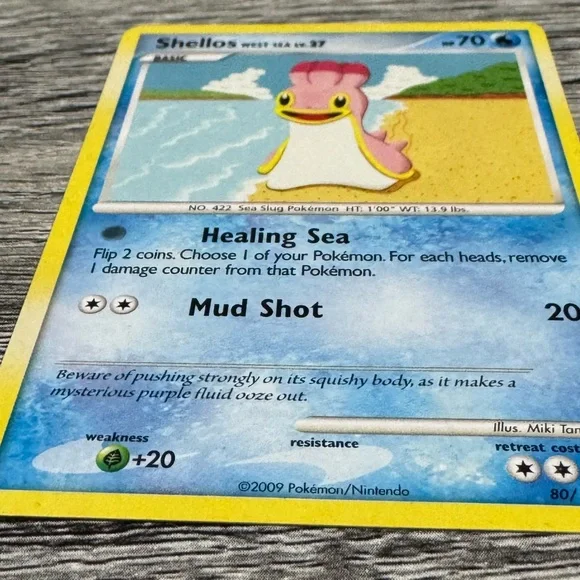 Pokémon | Rising Rivals #80/111: Shellos (2009) - Collectible Trading Card - Picture 9 of 15